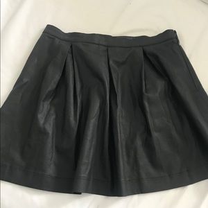 French Connection Leather Skirt